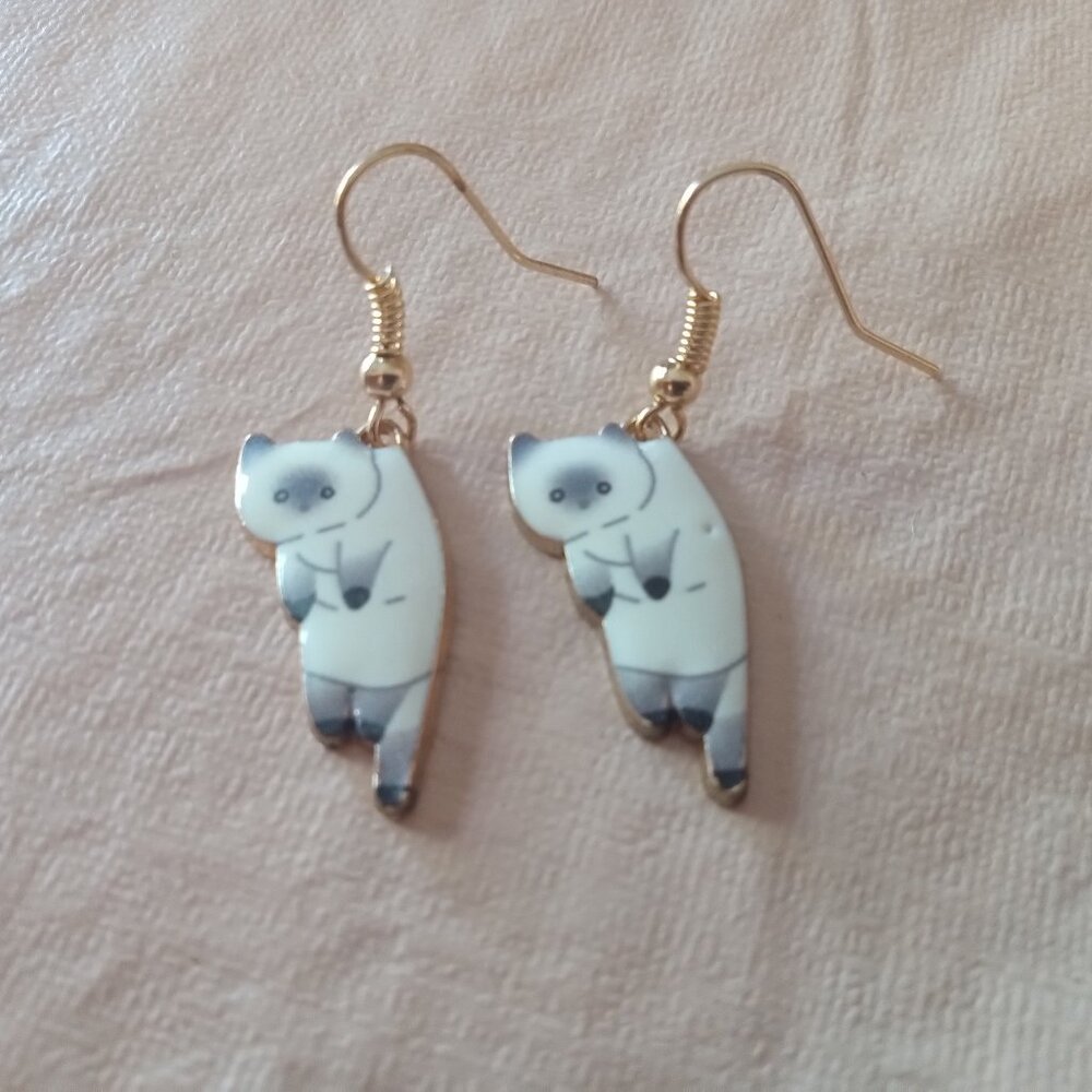 Cat earrings